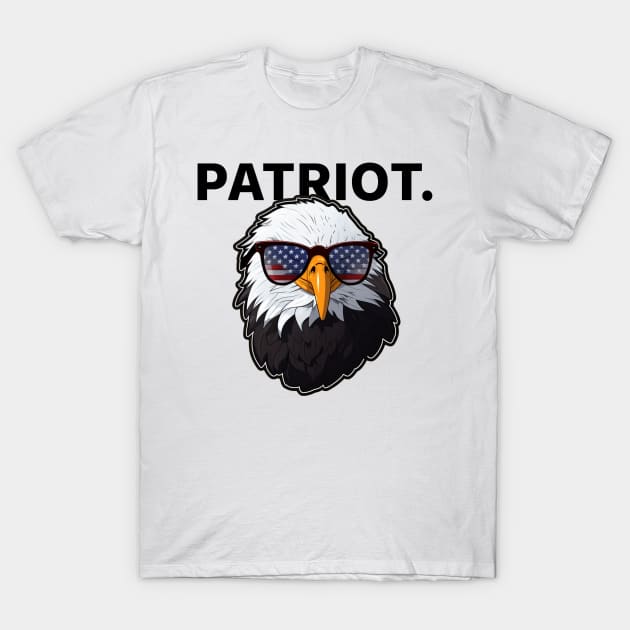 Patriot Bald Eagle T-Shirt by MugsForReal